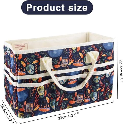 E-WEICHEN Craft Organizer Tote Bag Art Storage Caddy with Multiple Pockets Storage Containers for Art,Craft,and Office Supplies Storage Bilosa in Kuwait
