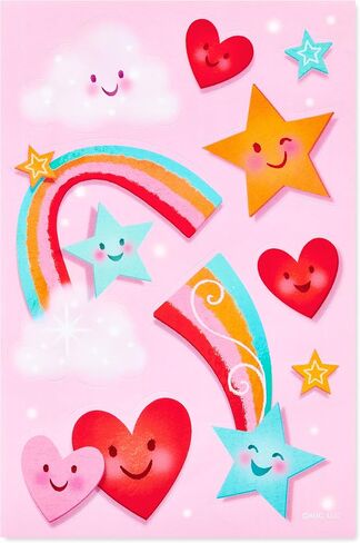 American Greetings Unicorn Valentines Day Card for Daughter with Stickers (Magical Moments) in Saudi Arabia