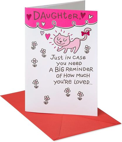 American Greetings Unicorn Valentines Day Card for Daughter with Stickers (Magical Moments) in Kuwait