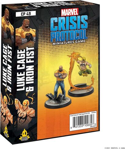 Marvel Crisis Protocol Luke Cage and Iron Fist Pack | المنمنمات معركة لعبة | لعبة الإستراتيجية للبالغين والمراهقين | الأعمار 14+ | 2 لاعبين | متوسط. وقت اللعب 90 دقيقة | صنعت من قبل الألعاب الجماهيرية الذرية in Kuwait