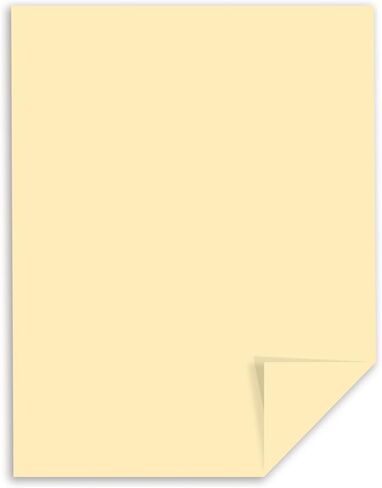 Neenah Paper 49581 مخزون بطاقة فهرس دقيق ، 110 رطل ، 8 1/2 × 11 ، العاج ، 250 ورقة in Kuwait