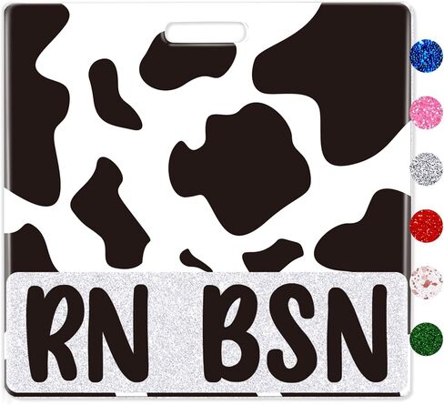 Plifal RN BSN Budge Buddy Card Purse Excesssories Glitter Fenizontal Tadges Tags in Kuwait