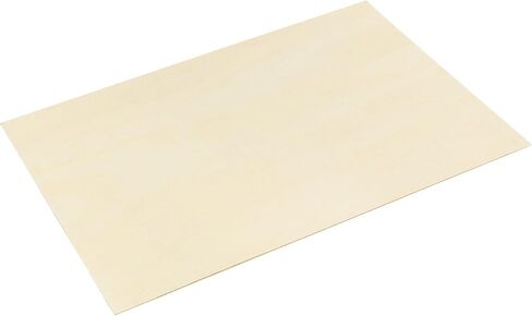 JOIKIT 60 Pieces 1/16 x 4 x 8 Inch Basswood Sheets, 100 x 200 x 1.5mm Unfinished Natural Balsa Wood Sheet, Thin Plywood Sheet Boards for Craft Painting Cut Out Laser Wood Burning Ornaments in Kuwait