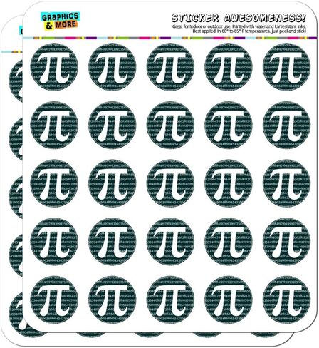 Pi Math Geek Nerd 3.14 Planner Calendar Scrapbooking Crafting Stickers in Saudi Arabia
