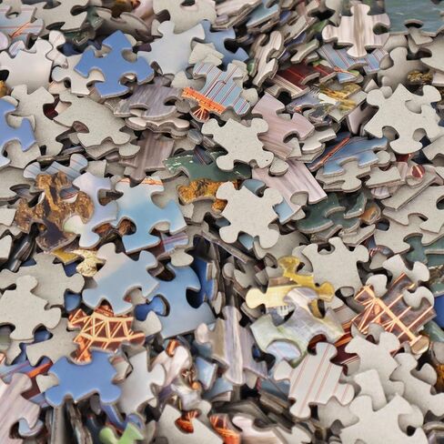 Jigsaw Puzzles for Adults 1000 Pieces San Francisco Thick Sturdy Precise Interlocking Family Game 1000 Piece Puzzle Age 14+ in Saudi Arabia