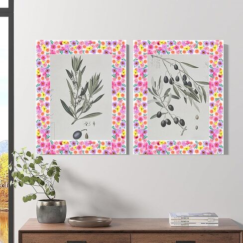 Lucleag 49.2ft زهور لوحة نشرة الأزهار الحدود ، وديكور نشرة زهرة ملونة ملونة in Kuwait