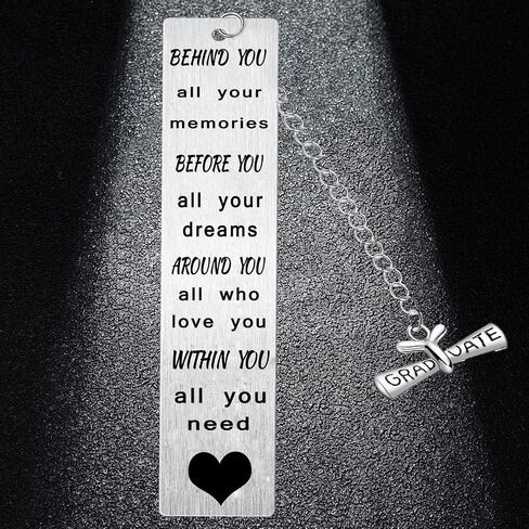 Behind You All Your Memories Graduation Gifts for Him Her Graduation Bookmark Keepsake Inspirational Gifts for Women Men Motivational Graduation Present for College Graduates Gifts in Saudi Arabia
