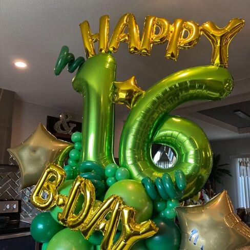 Rainbow Number 6 Balloon, 40 Inch Large Number Foil Mylar Balloons for 6th Girl Boy Birthday Party Celebration Decorations Supplies, Digital Balloons for Wedding Anniversary Events Decora in Saudi Arabia