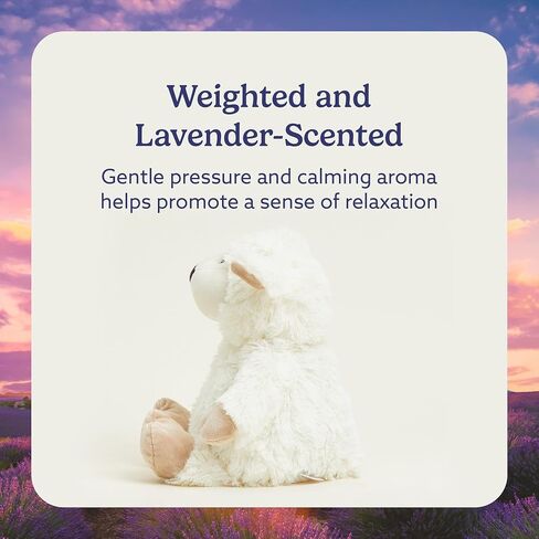 Warmies Microwavable Stuffed Animals, Sheep - Heated Stuffed Animal Plushie for Warmth & Comfort - Cute Soft Plush Toys for Adults & Children (Boys, Girls, Babies & Toddlers) in Kuwait