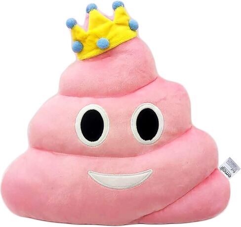 EvZ Emoji Heart Eyes Face Emoticon Cushion Stuffed Plush Soft Pillow, Official Certified, 32cm Yellow in Saudi Arabia