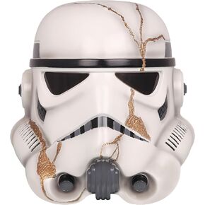 Storm Trooper Helmet Clone Trooper Cosplay Golden Cracks Deluxe Halloween Cosplay Mask Collectible Prop