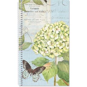 Feathered Nest Password and PIN Keeper - 94 Pages; 5 Inch x 8-1/2 inch, Softcover Spiral-Bound Website Login Organizer