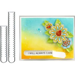 Rip Strips Frame Metal Cutting Die Cuts, Rip Strips Tags Dies Embossing Stencils DIY Crafts Cards Cutting Dies Cuts for DIY Embossing Card Making Photo Decorative Paper Dies Scrapbooking