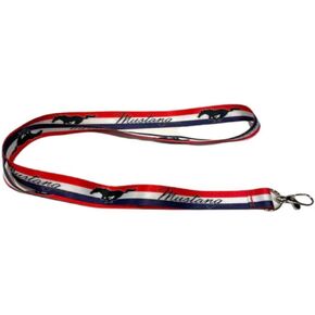 Detroit Shirt Company Ford Mustang RWB Neck Lanyard Badge Holder, Licensed
