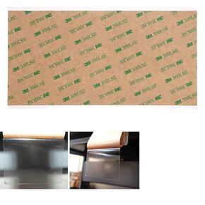 3M 300lse 4" X8" Heavty Duty Double Sided Sticky Adhesive Sheet Tape High Bond Transfer Tape Ideal for Attaching Digitizers to Phones and Tablets (3 Sheets 4"x8")