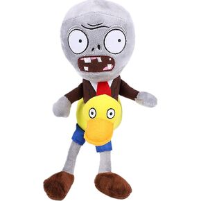 12" 1 PCS PVZ Plant and Zombies Plush Toys Stuffed Soft Doll Yellow Duck Zombie Great Gifts for Boys and Girls New
