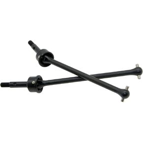 Parts for 1/7 Traxxas UDR CVD Front Drive Shaft Unlimited Desert Racer 85086-4 Upgrades Stub Axle & Pins Set Hop Ups for #8550 8553 Steel Replacement(Black)