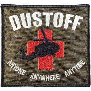 DUSTOFF US Army Ambulance CASEVAC Medical Evacuation MEDEVAC Sew Iron on Patch