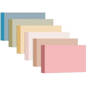 5x7 Cardstock Colored Paper, 60 Sheet Heavyweight Blank Card 85lb/230GSM, Thick Index Cards for Printer, Postcards, Wedding Cards, Invitation Cards, Double Sided