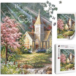 Christian Puzzles for Adults Hand of God Wooden Christian Puzzles 500 Piece Religious Christian Gifts for Men