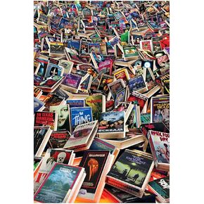 Horror VHS Cemetery 1000-Piece Jigsaw Puzzle, Brain Teaser for Kids and Adults | 28 x 20 Inches