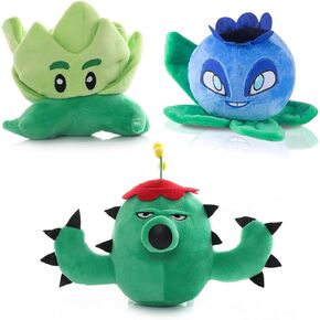 Plants VS. Zom^ Plush Toy, PVZ Stuffed Soft Doll Gift for Kids (Set of 3)