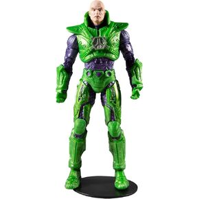 McFarlane Toys DC Multiverse Lex Luthor in Green Power Suit 7" Action Figure with Accessories, Multicolor