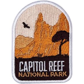 Vagabond Heart Capitol Reef National Park Patch - Capitol Reef Souvenir - Iron On Travel Badge