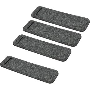 YOKIVE 4 Pack Felt Pen Case, Sleeve Pouch Holders | Mini Pocket Protectors, Great for Office(Dark Gray)