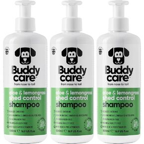 White Dog Shampoo by Buddycare | Brightening and Whitening Shampoo for Dogs | Deep Cleansing, Fresh Scented | with Aloe Vera and Pro Vitamin B5 (16.90oz)