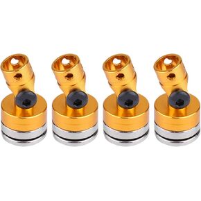 Joyzan RC Magnetic Body Post, Alloy Stealth Invisible Body Shell Mount Column Strong Clips Magnet Aluminum Accessories Parts SCX10 4WD 1:10 Scale Touring Car Drift Model Hobby Vehicle 4 Pack Purple