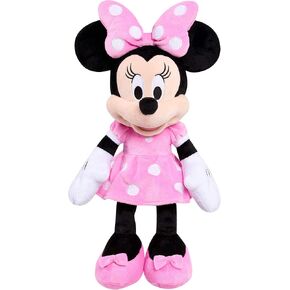 Disney Junior Mickey Mouse Large Plush Minnie Mouse, Officially Licensed Kids Toys for Ages 2 Up by Just Play