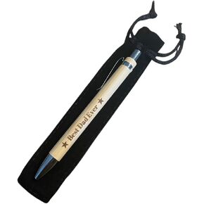 Ashton and Finch Best Dad Ever Bamboo Pen – Engraved Pen – Gift for Dad