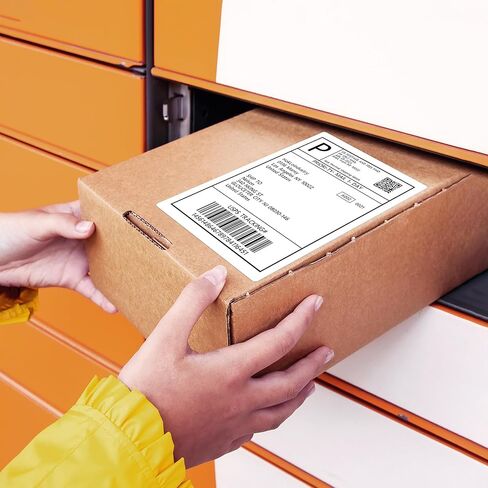 4"x6" Thermal Labels, Shipping Labels (500 Labels), Compatible with Rollo, iDRPT, Polono, Munbyn, Zebra Thermal Printers. in Saudi Arabia