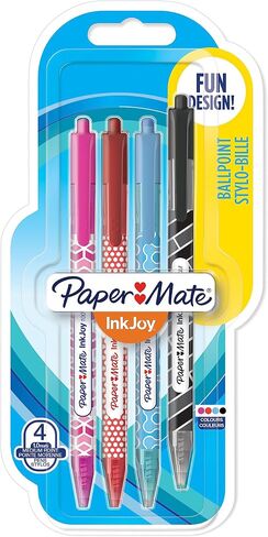 Paper Mate InkJoy 100RT Retractable Ballpoint Pens | Medium Point (1.0mm) | Blue | 20 Count in Saudi Arabia