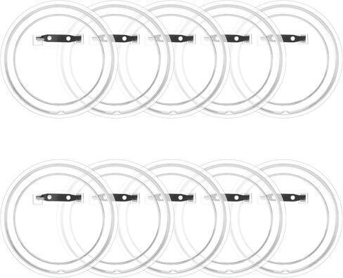 10 PCS Photo Buttons Clear Button Dins 2.9 inc acrylic button buts bons badge diy button button bint banting button buts blanks for crafts for projects diy in Kuwait