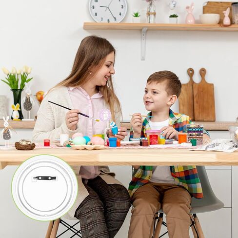 10 PCS Photo Buttons Clear Button Dins 2.9 inc acrylic button buts bons badge diy button button bint banting button buts blanks for crafts for projects diy in Kuwait