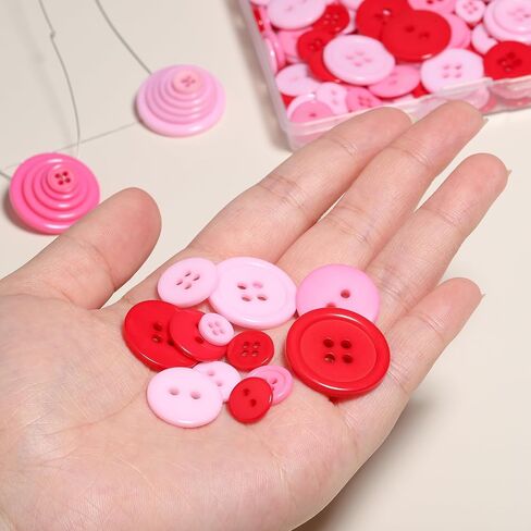 Assorted Sewing Buttons in Orange and Yellow, 700 Pieces (White) in Saudi Arabia