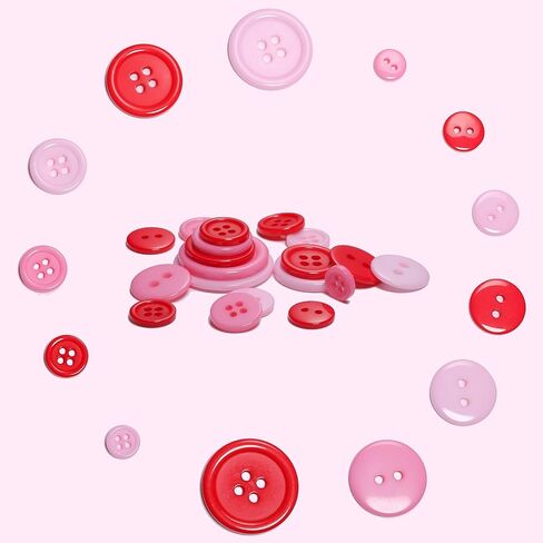Assorted Sewing Buttons in Orange and Yellow, 700 Pieces (White) in Saudi Arabia