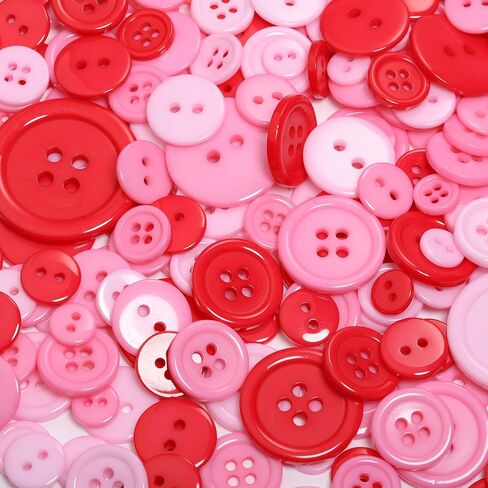 Assorted Sewing Buttons in Orange and Yellow, 700 Pieces (White) in Saudi Arabia