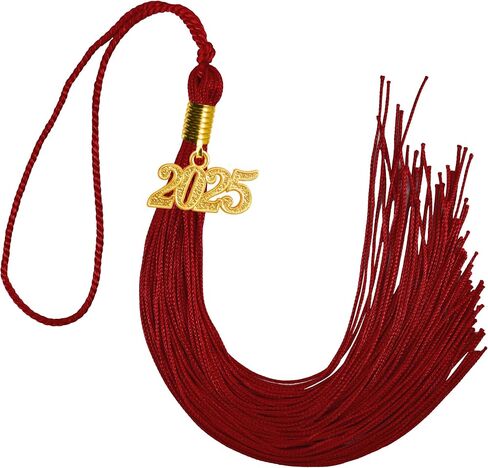 GraduationMall Single&Multiple Color Graduation Tassel with 2026 Year Charm 9" in Saudi Arabia