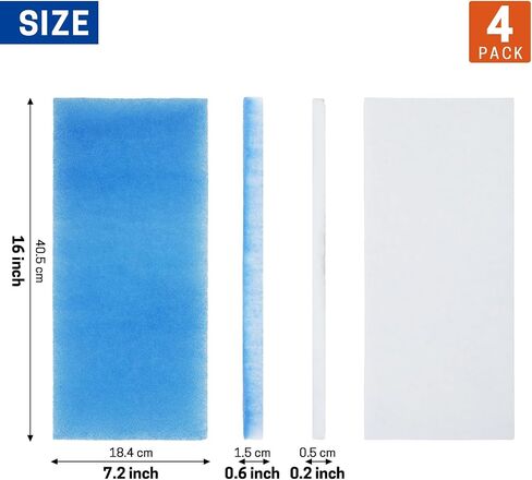 WISEPRO 6 PCS Airbrush Spray Booth Filter, 2 Layer Paint Booth Filters Spray Booth Replace Filter Compatible with Master, Paasche, Sky Enterprise, Airhobby in Saudi Arabia