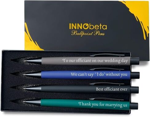 هدايا ضباط Innobeta للرجال ، مجموعة قلم الحبر من 4 ، أفكار هدايا للموظفين في حفل زفاف ، عيد ميلاد ، رجل عيد الميلاد in Saudi Arabia