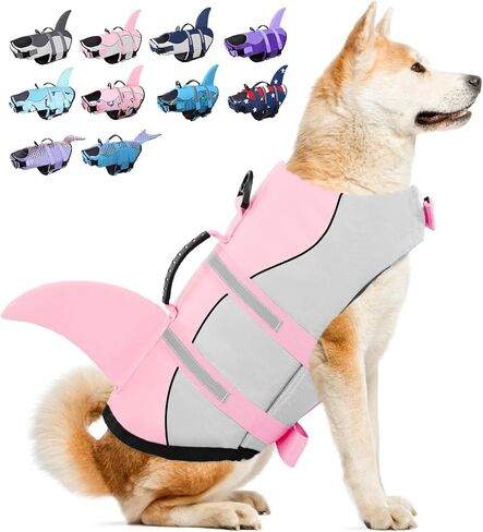Bess Bridal Dog Life Jacket - Shark Safety Vest for Swimming & Boating in Kuwait