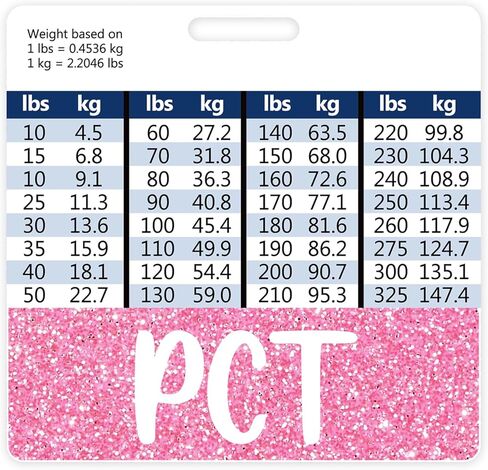 Plifal PCT شارة Buddy حامل بطاقة التمريض إكسسوارات رعاية المرضى فني المعرف الأفقي اسم التعرف على العلامات الممرضة العمل مع مخططات تحويل الطول والوزن in Kuwait