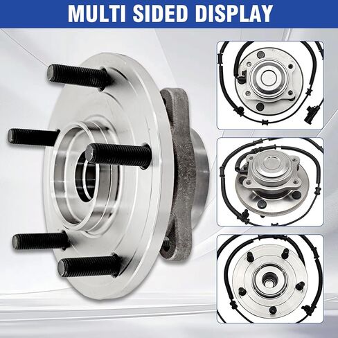 515169 Front Wheel Bearing Hub Assembly Compatible with 2015-2017 Ford F-150 (2.7L 3.5L 5L Engines), 4WD 6 Lug Bolts w/ABS, 2Pcs in Saudi Arabia