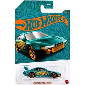 Hot Wheels Pearl and Chrome Nissan Silvia (S14) Drift 1:64 Scale Die-Cast