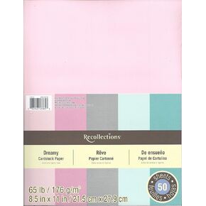 Recollections Cardstock Paper, 8 1/2 x 11 Dreamy (Value 2-pack)