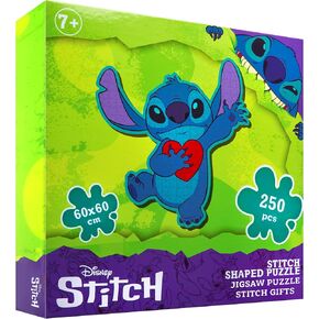 لغز Disney Stitch Jigsaw للأطفال المراهقين أو البالغين 250 قطعة 7 سنوات من النشاط العائلي ، هدايا غرزة