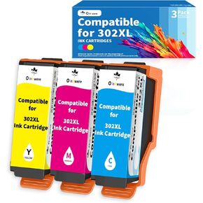 Remanufactured Replacement for Epson 302XL 302 XL Ink Cartridges Black Compatible with XP-6000 XP-6100 XP6000 XP6100 Printer (Black,2-Pack)